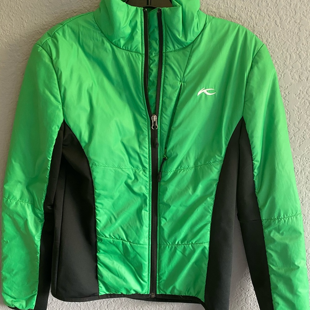 Lightweight down filled jacket